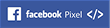 Facebook Pixel badge showing the Facebook logo and a small code icon